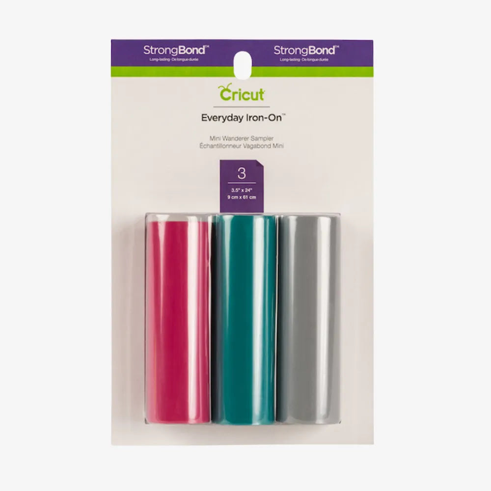 Cricut Everyday Iron-On™ Mini Sampler – Wanderer (3 Rolls)