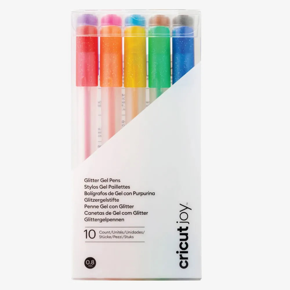 Cricut Joy™ Glitter Gel Pens 0.8 mm, Rainbow (10 ct)