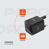 Porodo 20W Power Delivery Wall Charger with Type-C to Lightning Cable