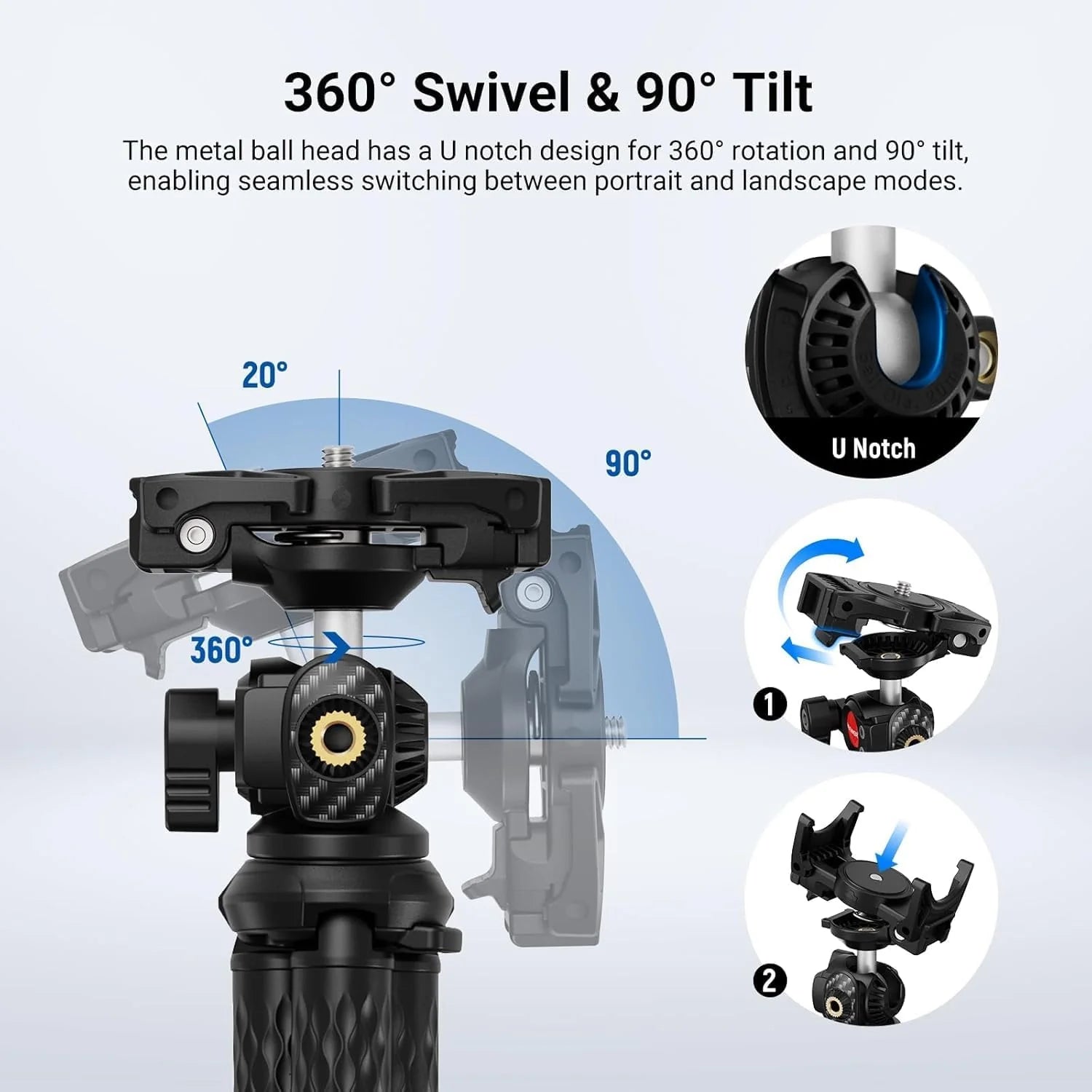 Neewer TP34 Flexible Camera Tripod with Remote