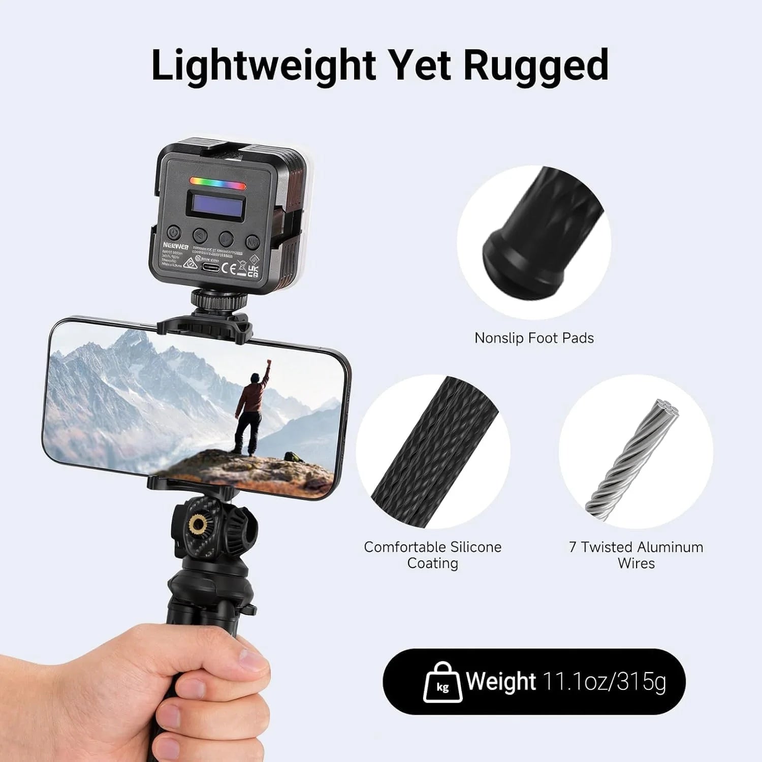 Neewer TP34 Flexible Camera Tripod with Remote