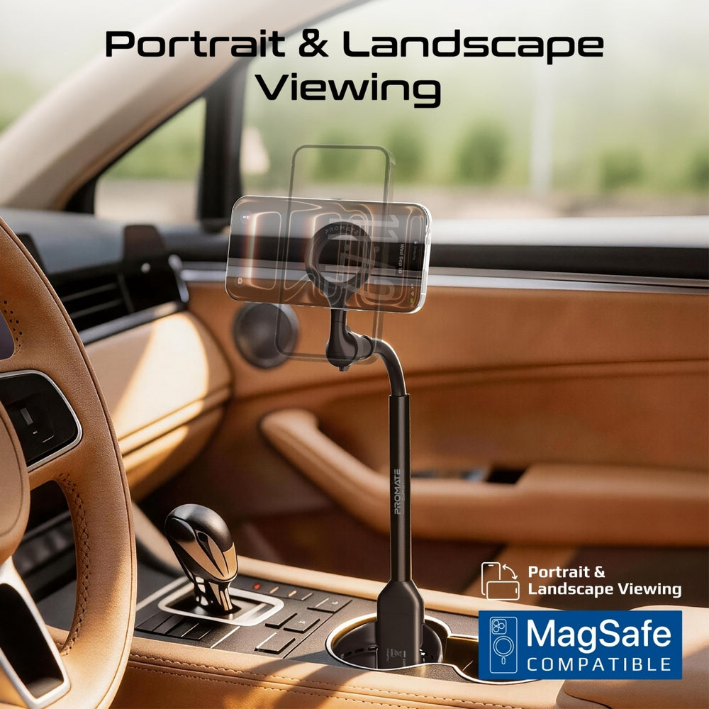 Promate CuPro-1 Cup Holder Magnetic Phone Mount
