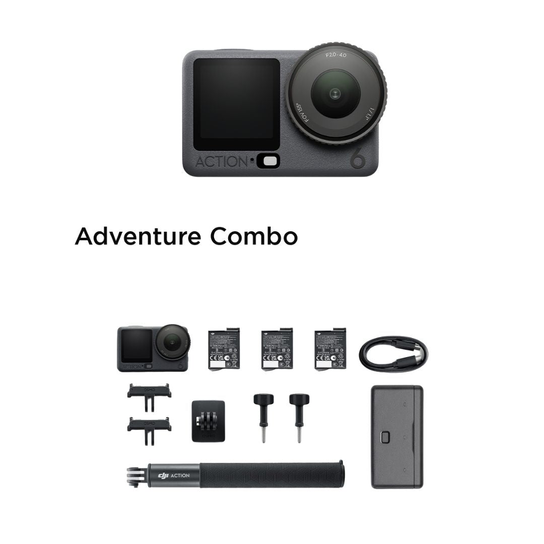 DJI Osmo Action 6 - Adventure Combo