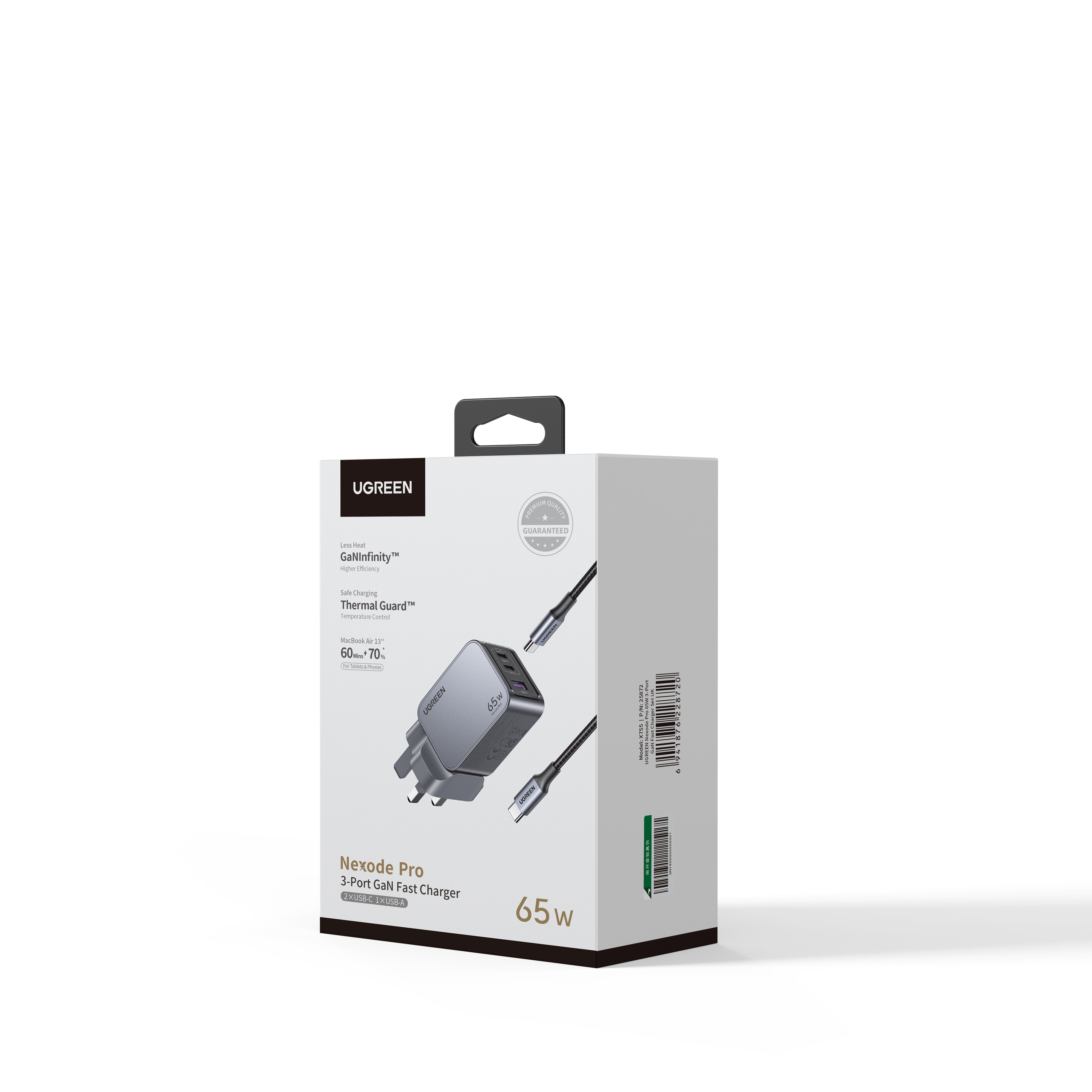 Ugreen X755 Nexode Pro 65W 3 Port GaN Charger