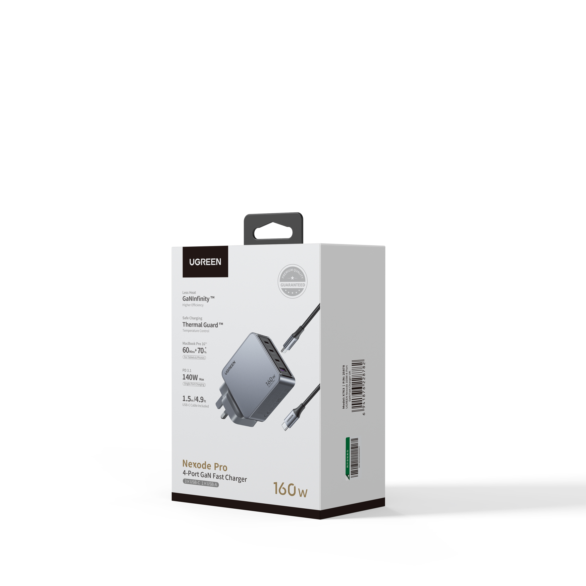 Ugreen X763 Nexode Pro 160W 4 Port GaN Charger
