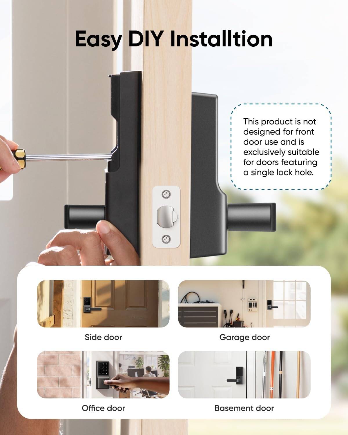 Eufy Smart Lever Lock C33- Black