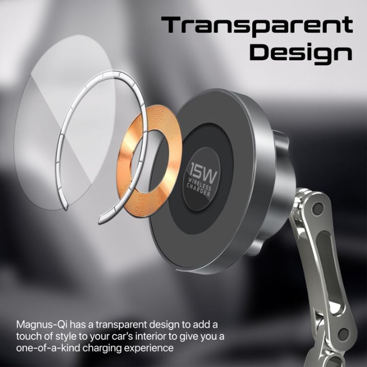 Promate Magnus-Qi 15W Wireless Car Charger
