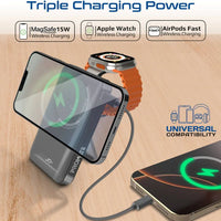 Promate Mavrix-3 10000mAh 3-in-1 Magnetic Power Bank