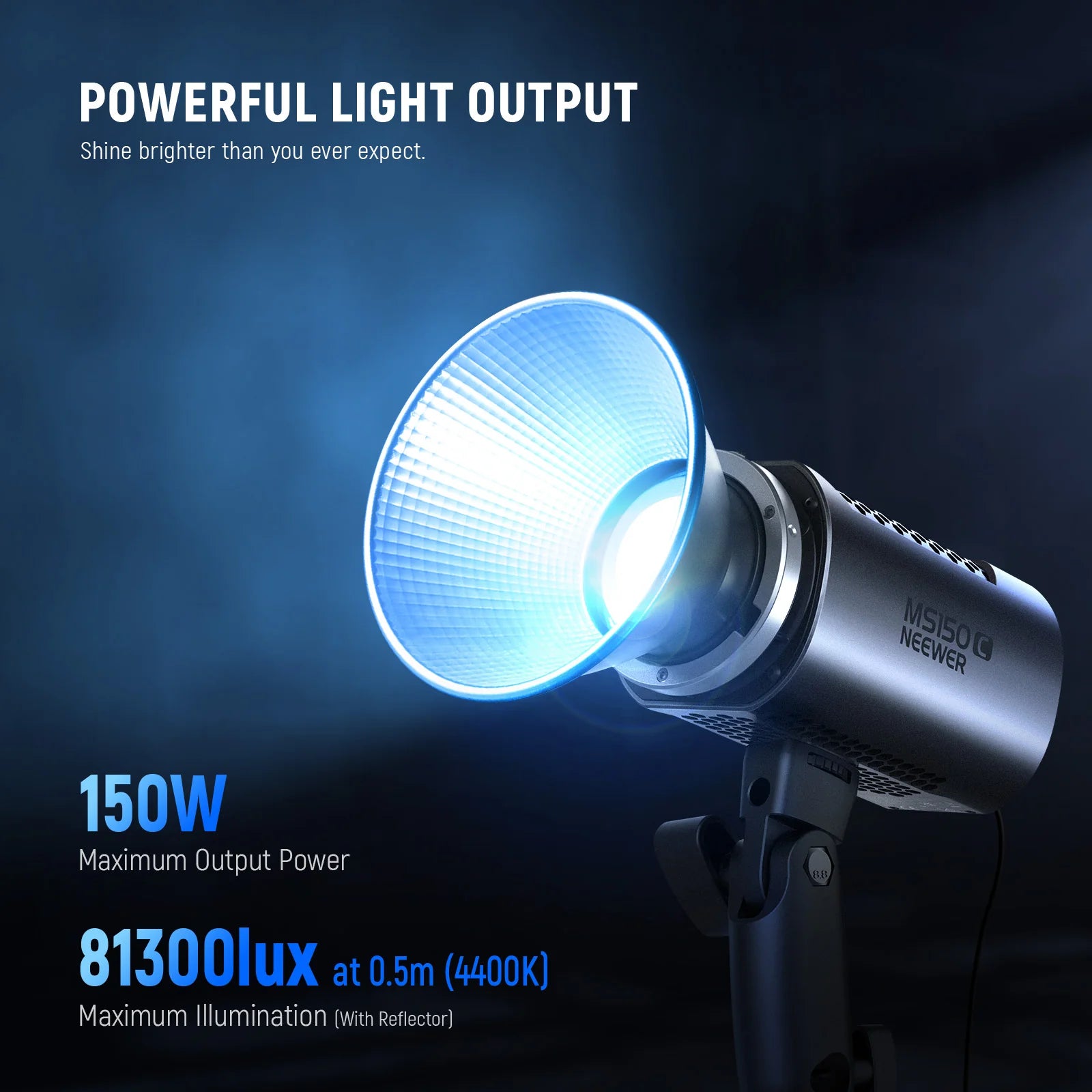 Neewer MS150C 150W RGB LED Video Light