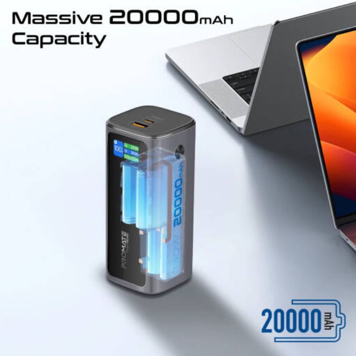 Promate Titan-130RC 20000mAh 130W Power Bank