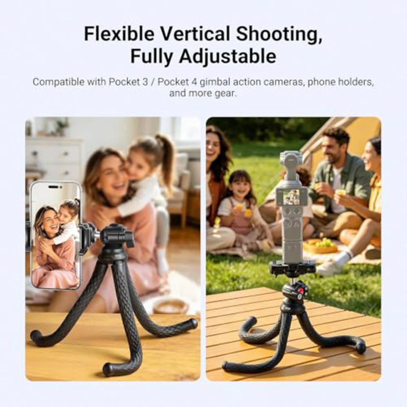 Neewer TP34 Flexible Camera Tripod with Remote