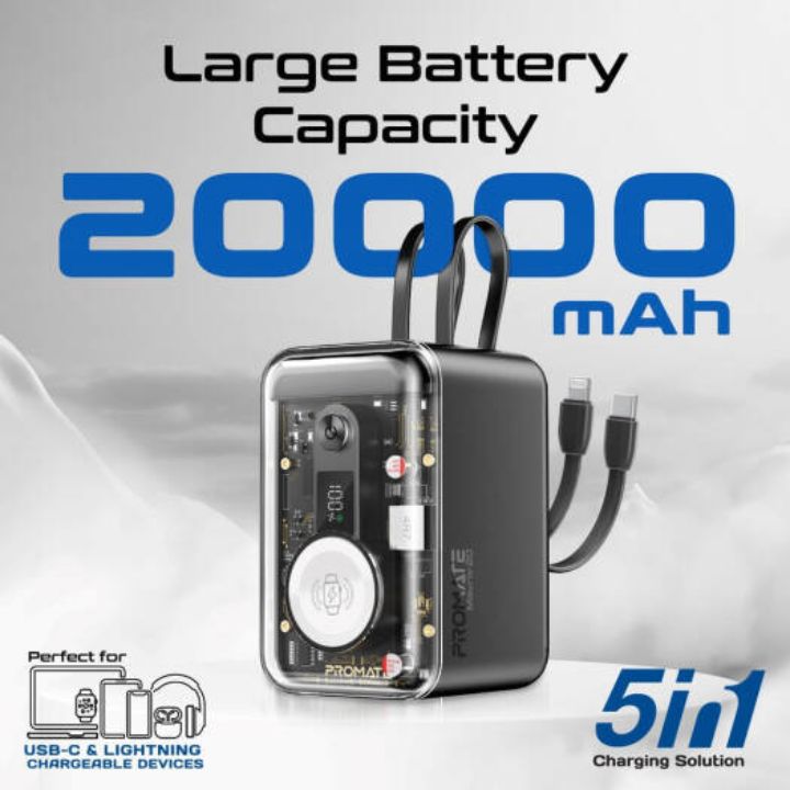 Promate Mavrix-20 20000mAh 65W Multi-Device Power Bank
