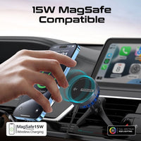 Promate MagChill-Qi2 15W Qi2 Car Charger Mount