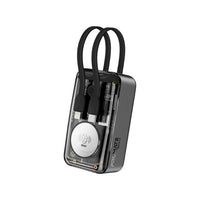 Promate Mavrix 10000mAh 35W Power Bank with Built-In Cables