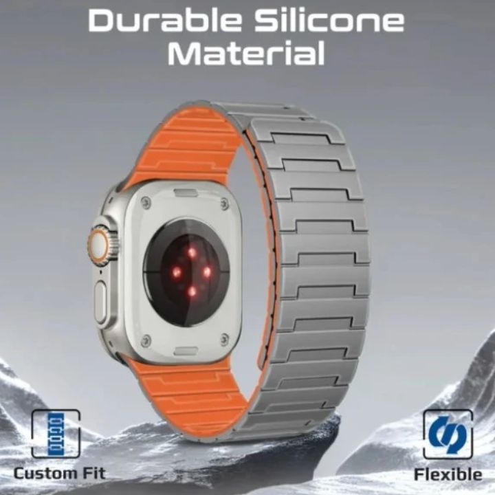 Promate MagBand-MS Magnetic Silicone Apple Watch Band
