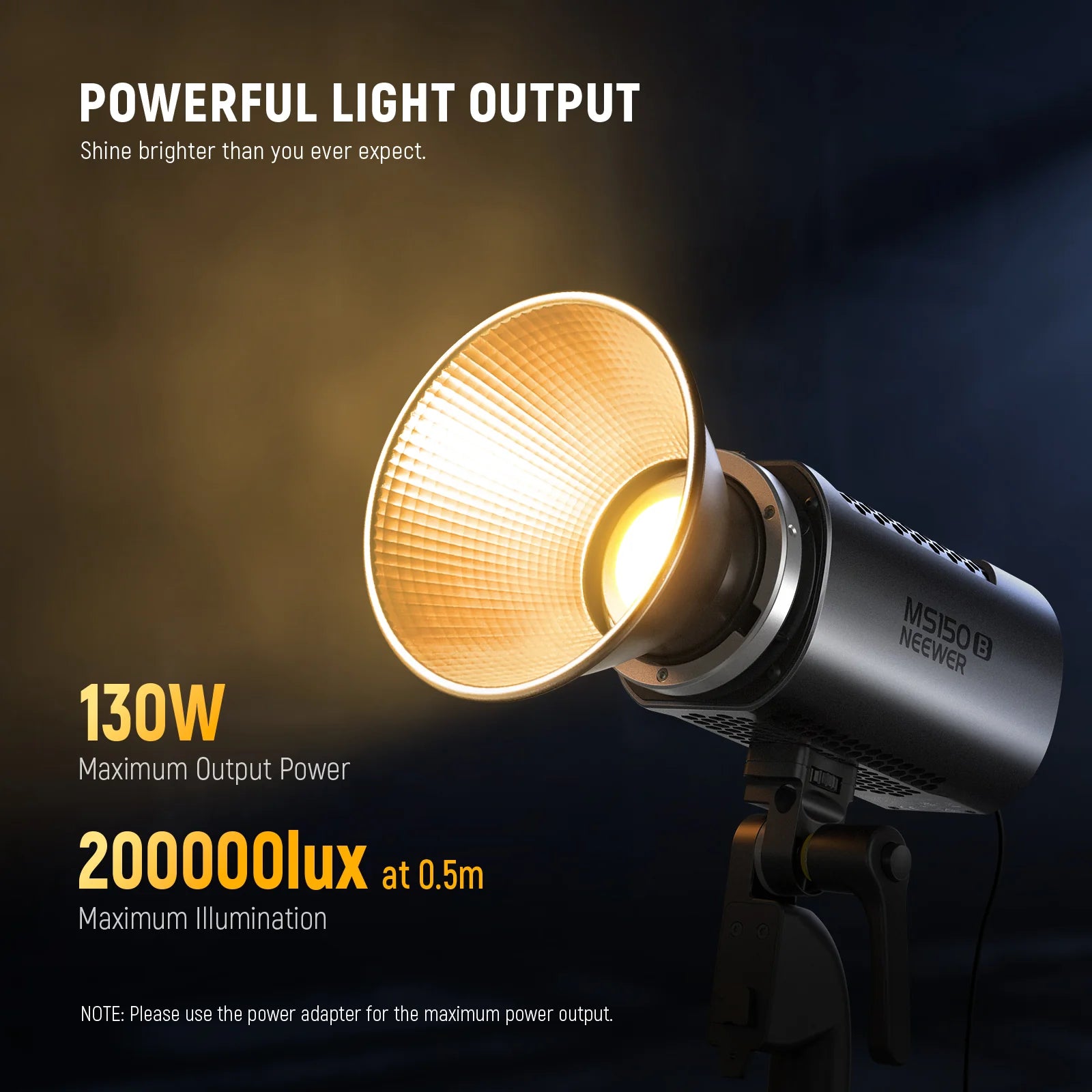 Neewer MS150B 130W Bi-Color LED Video Light