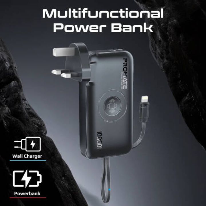 Promate PowerPack-10i 10000mAh 20W Travel Power Bank