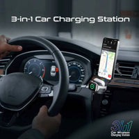 Promate MagDrive-Trio 15W 3-in-1 Car Charger