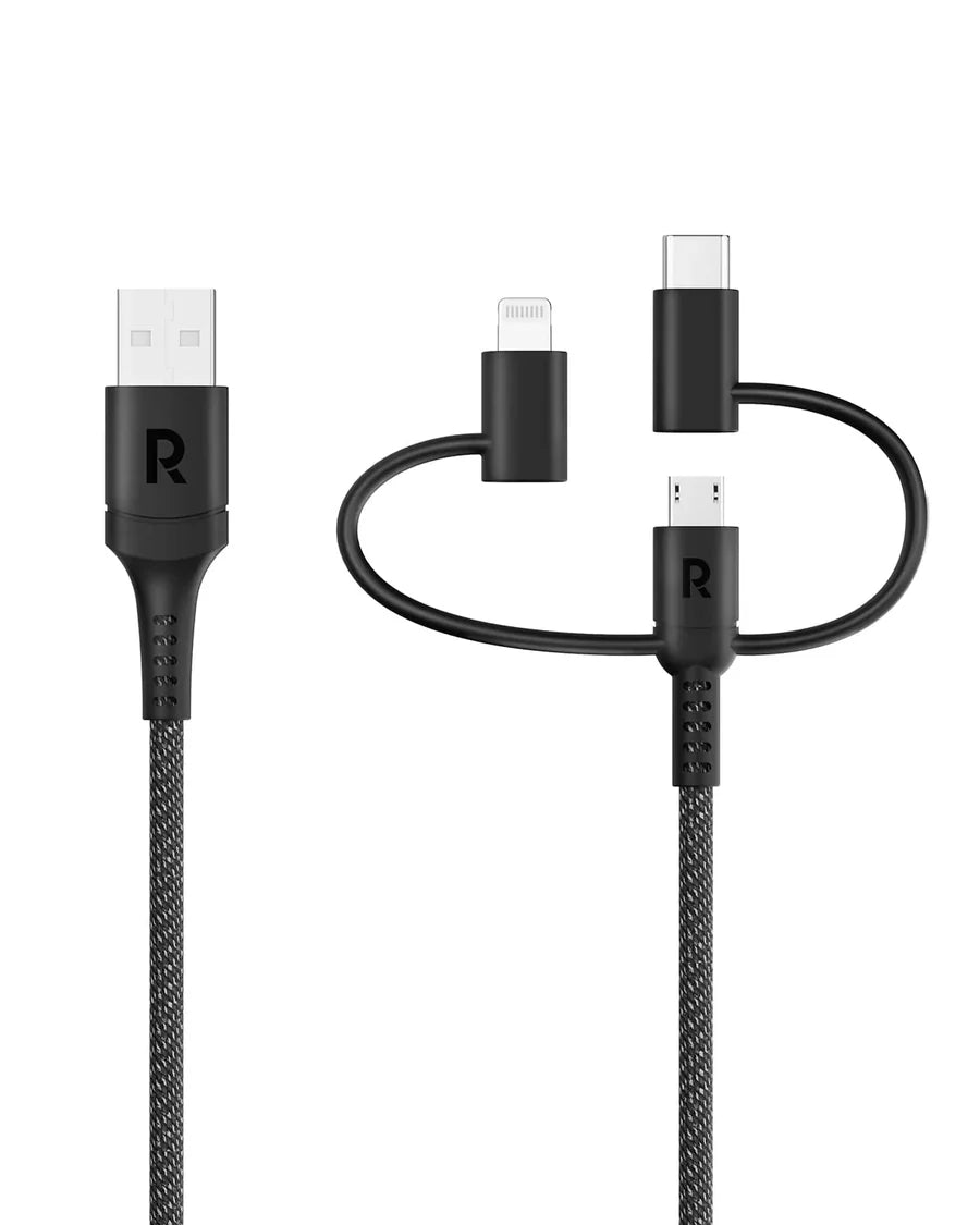 RAVPower RP-CB1033 3-in-1 USB-A Charging Cable