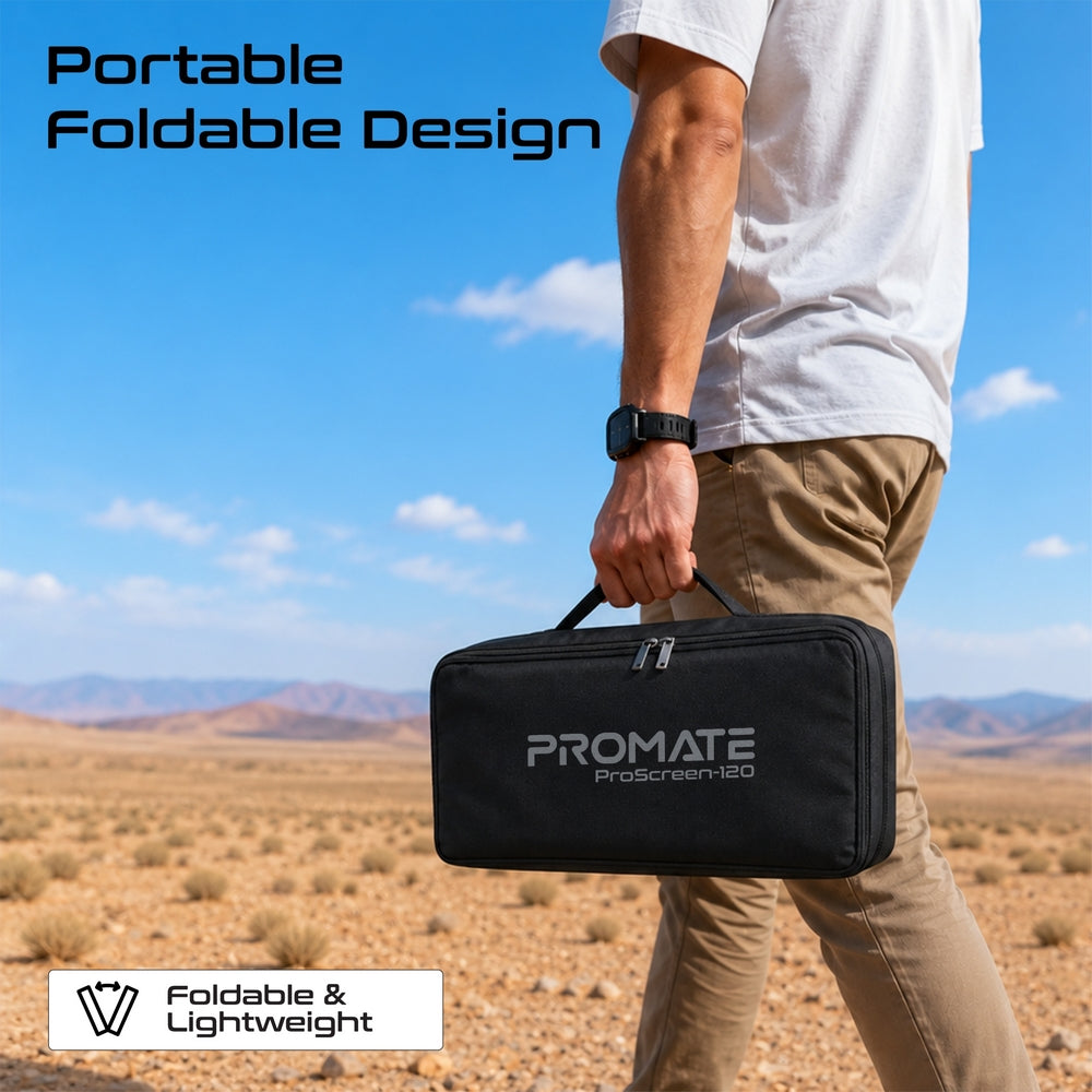 Promate ProScreen 120 inch Projection Screen
