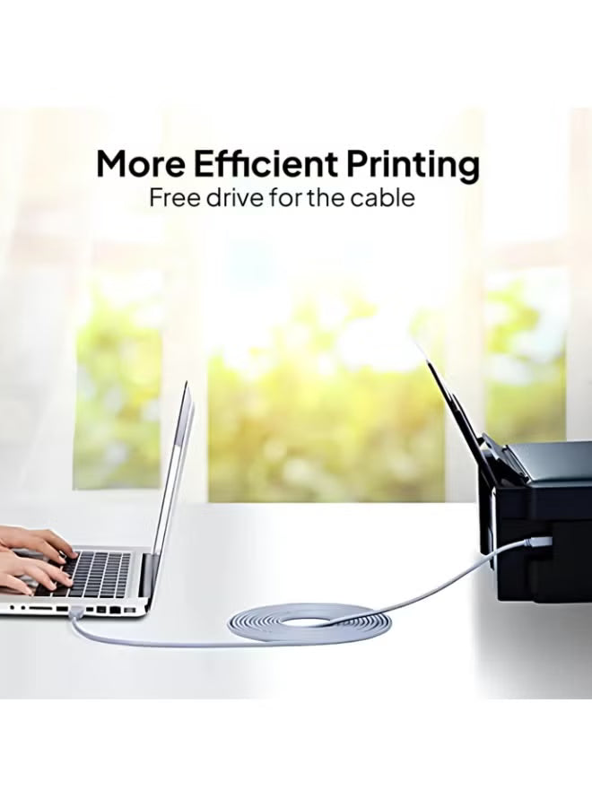 Mowsil USB 2.0 Type-A to Type-B Printer Cable