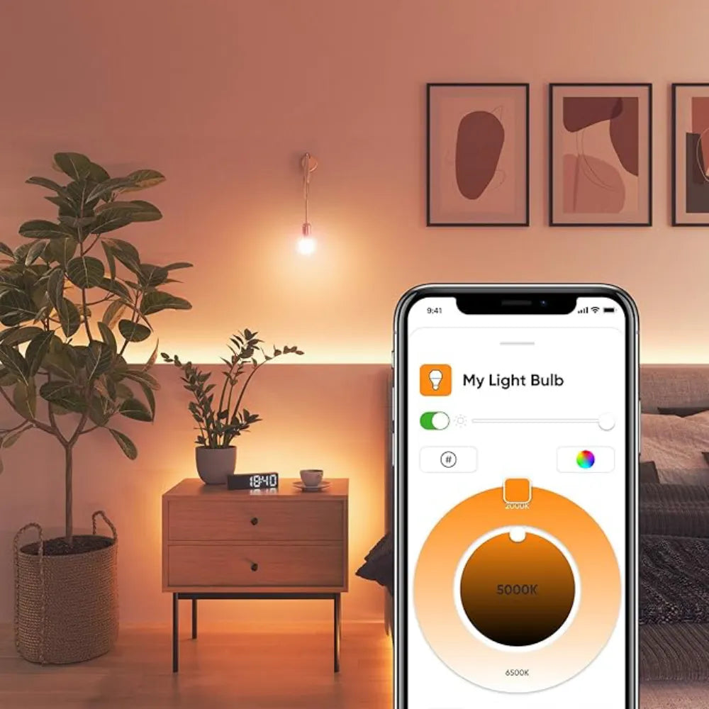 Nanoleaf Essentials Matter E27 Smart A60 Bulb – 800lm, 2700K–6500K – 2-Pack / 4-Pack