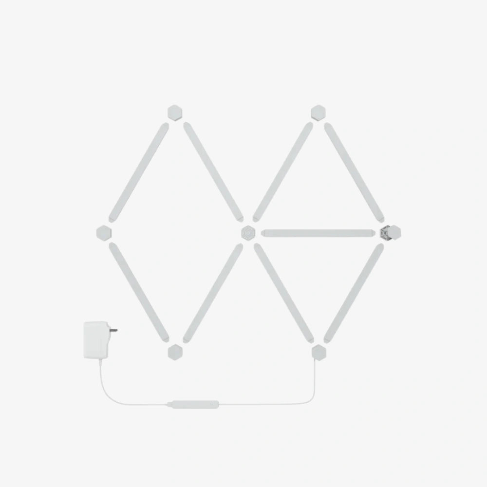 Nanoleaf Lines Starter Kit – LED Panel System w/ Music Sync – 15 Pack / 9 Pack