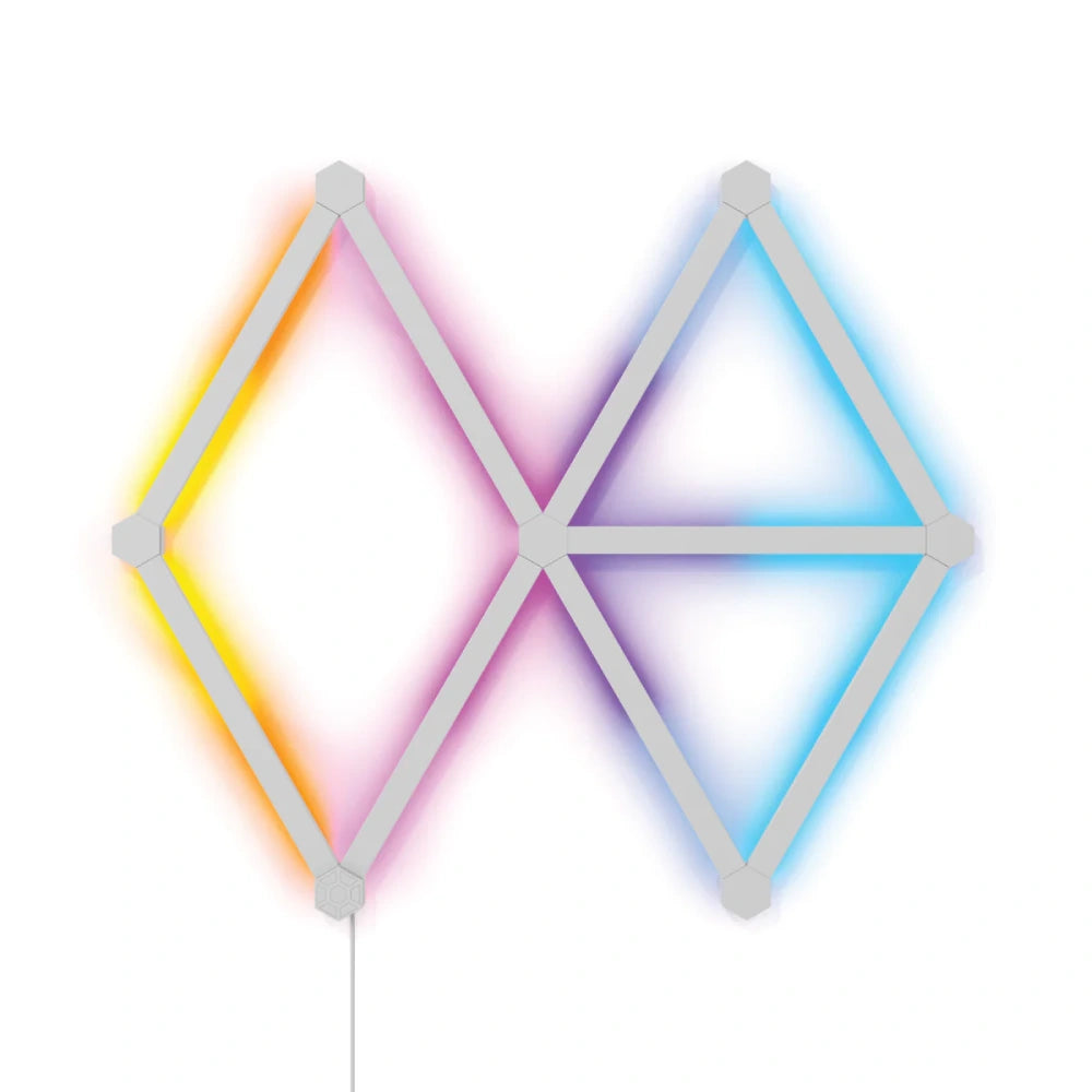 Nanoleaf Lines Starter Kit – LED Panel System w/ Music Sync – 15 Pack / 9 Pack