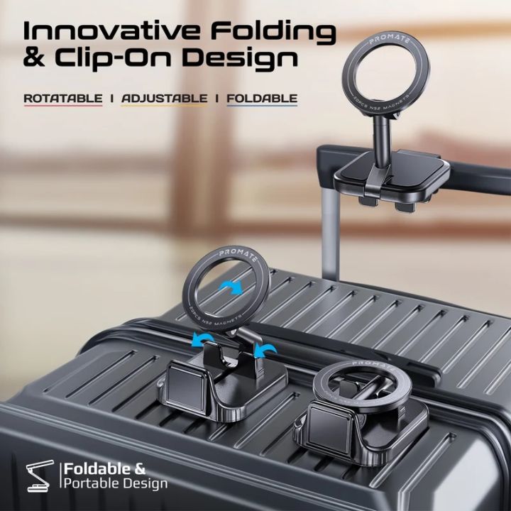 Promate MagHook 360° Magnetic Clip-On Mount