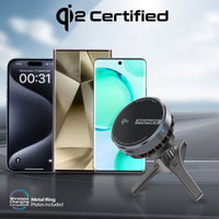 Promate MagChill-Qi2 15W Qi2 Car Charger Mount