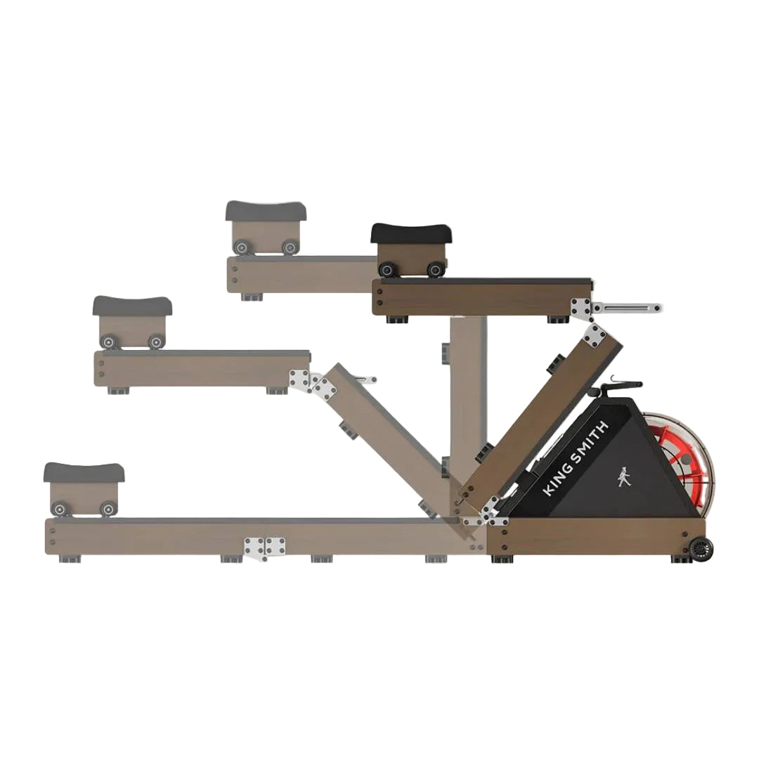 King Smith WR20 Tri-Fold Water Rowing Machine in use - Rower | Buy Online in Kuwait | Pro Sports Kuwait