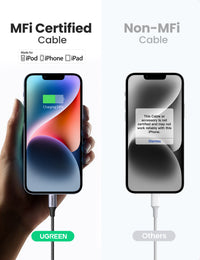 Ugreen US304 20W USB C to Lightning Cable 2m