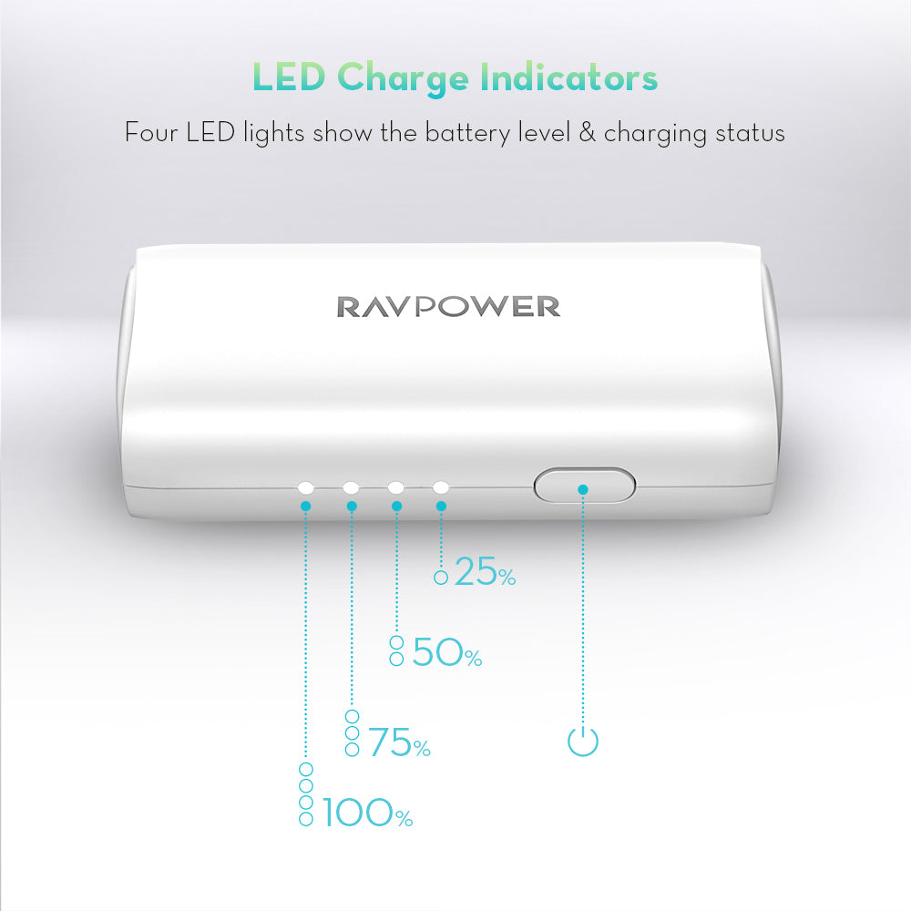 RAVPower RP-PB168 3350mAh iSmart Portable Power Bank
