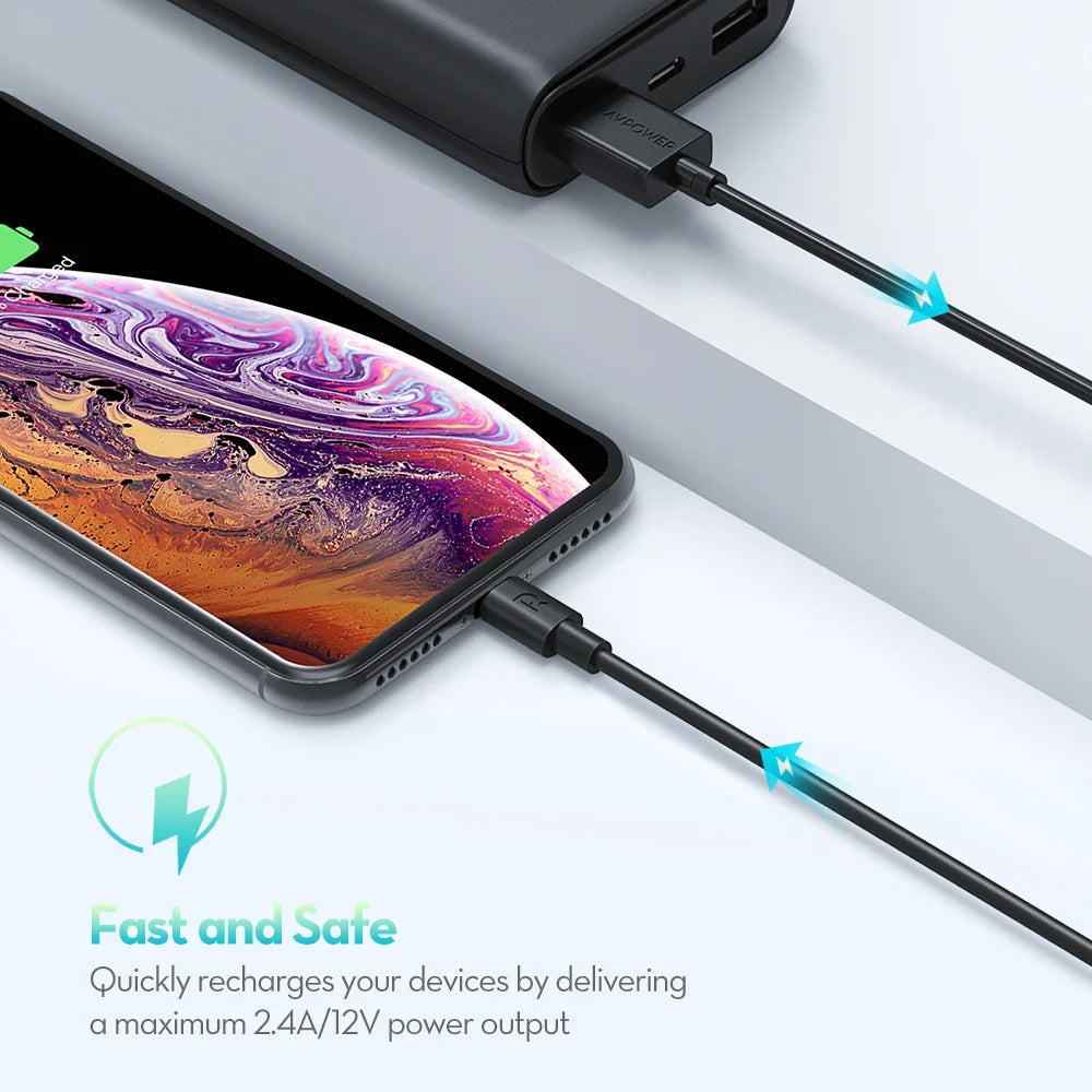 RAVPower RP-CB101 USB-A to Lightning Cable
