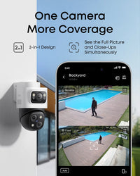 Eufy PoE Cam S4 16MP Triple-Lens PTZ Security Camera