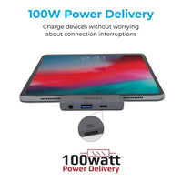 Promate PadHub-Pro 4-in-1 USB-C Hub with 100W PD