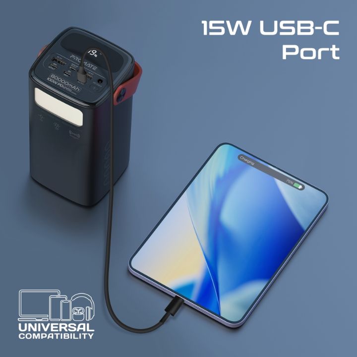 Promate PowerMine-80Pro 80000mAh 100W Power Pack