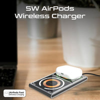 Promate LucidFold-Trio 15W 3-in-1 Wireless Charger