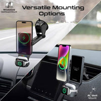 Promate MagDrive-Trio 15W 3-in-1 Car Charger