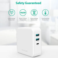 RAVPower RP-PC080 36W Wall Charger with 1m Cable