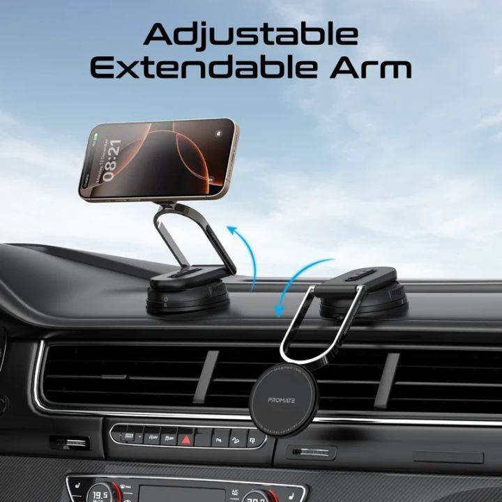 Promate MagNeo-15W Detachable Wireless Car Charger