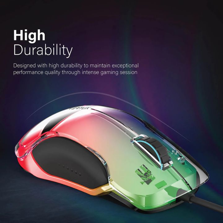 Vertux Phoenix 12000 DPI RGB Wired Gaming Mouse