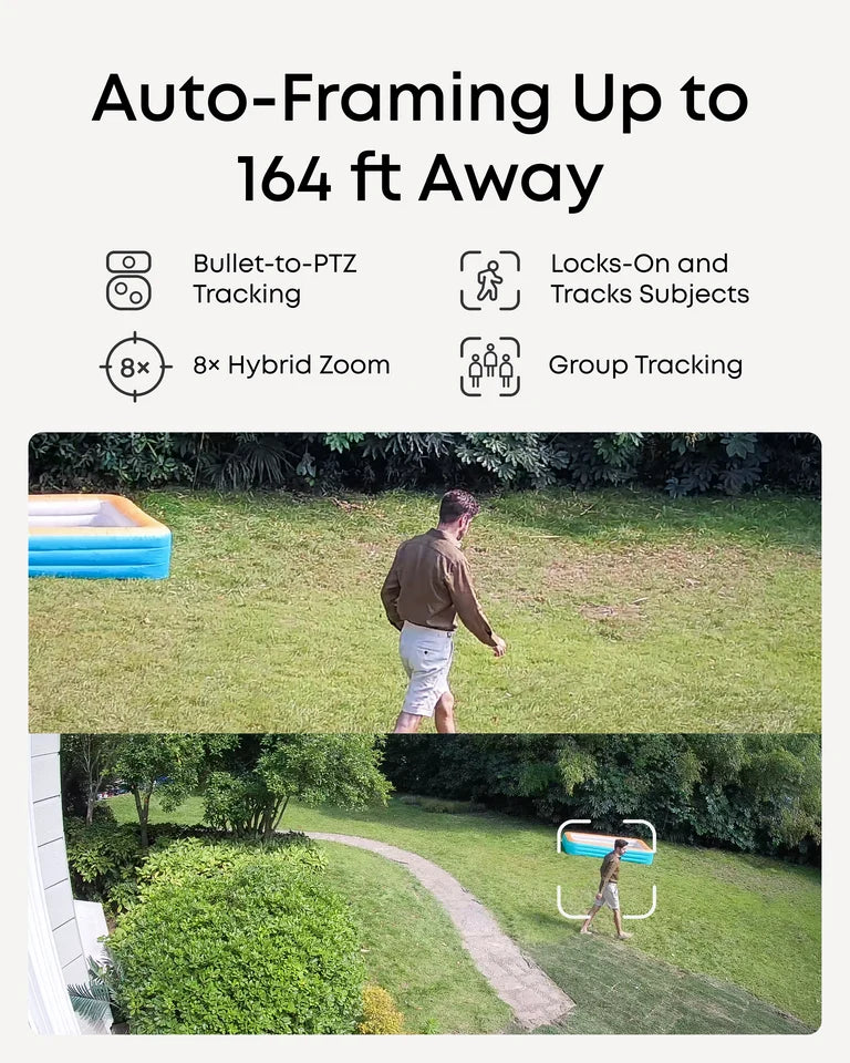 Eufy PoE Cam S4 16MP Triple-Lens PTZ Security Camera