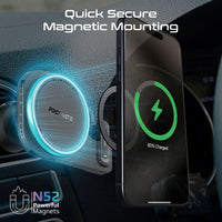 Promate MagMount-BT 15W Car Charger & ENC Earphone