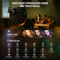 Neewer FS300C 300W RGBWW LED Video Light
