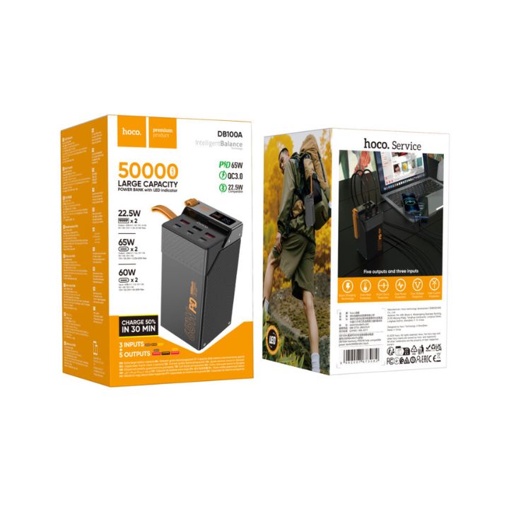 Hoco DB100A 50000mAh 65W Power Bank