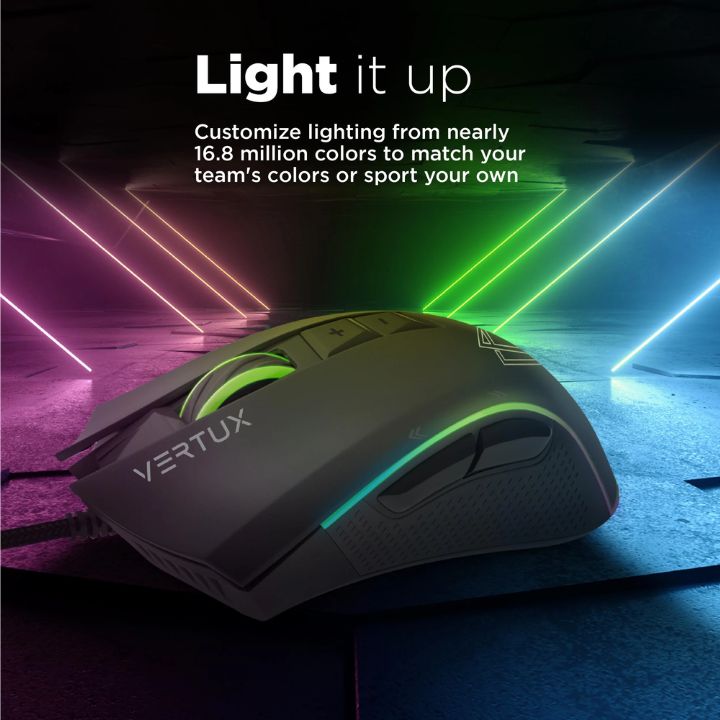 Vertux Rodon 12000 DPI Wired Gaming Mouse