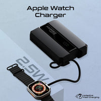 Promate Neo-10 10000mAh 30W Power Bank with Apple Watch Charger