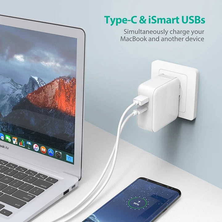 RAVPower RP-PC080 36W Wall Charger with 1m Cable