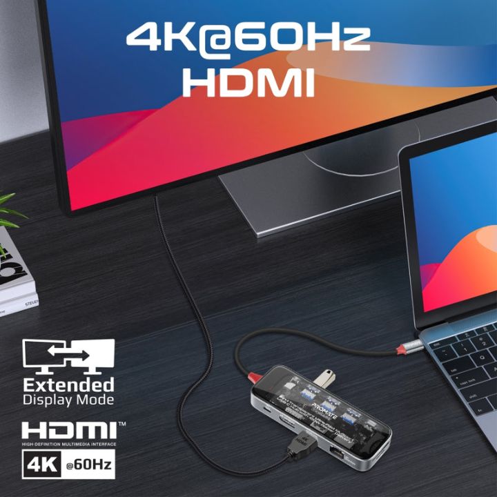 Promate TransHub-Pro 11-in-1 100W USB-C Hub